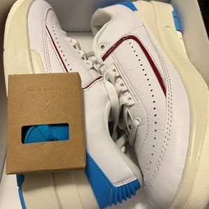 "WMN AIR 
JORDAN 2 RETRO LOW”🔥